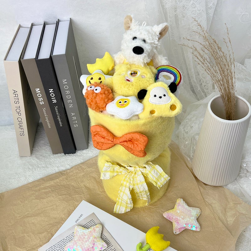 Back-To-School Plush Bouquet Gift For Girlfriend, Creative Stuffed Animal Bouquet, New Year'S And Valentine'S Day Gift - Image 1